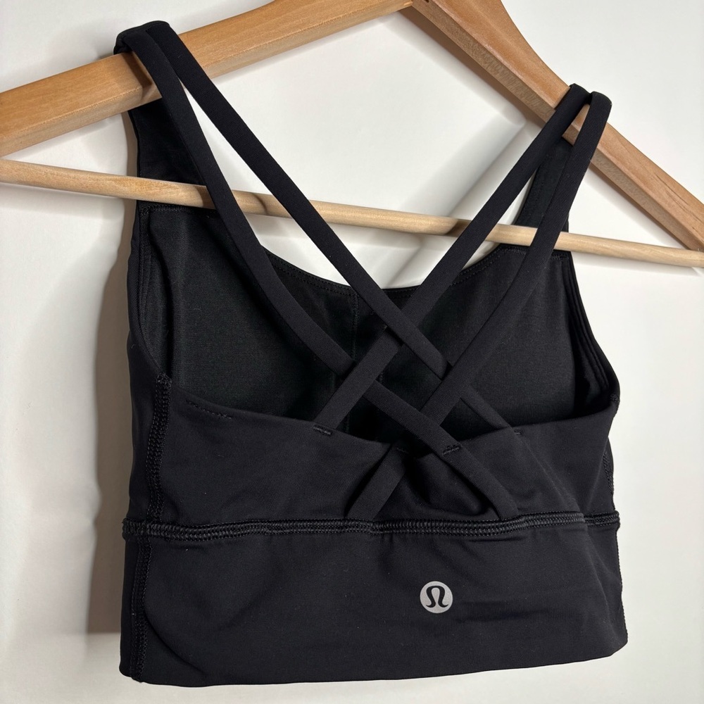 LULULEMON WOMEN'S ENERGY LONGLINE BRA *MEDIUM SUPPORT, B–D CUPS size 2 - Picture 6 of 8